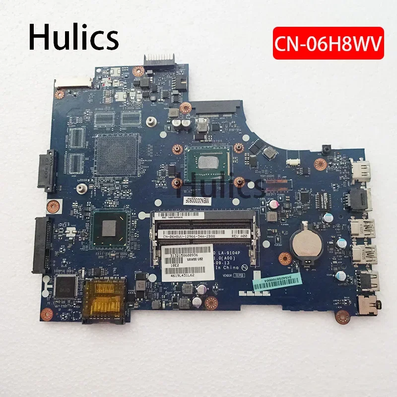 Hulics Used FOR DELL 15 3521 5521 Laptop Motherboard 6H8WV 06H8WV CN-06H8WV LA-9104P