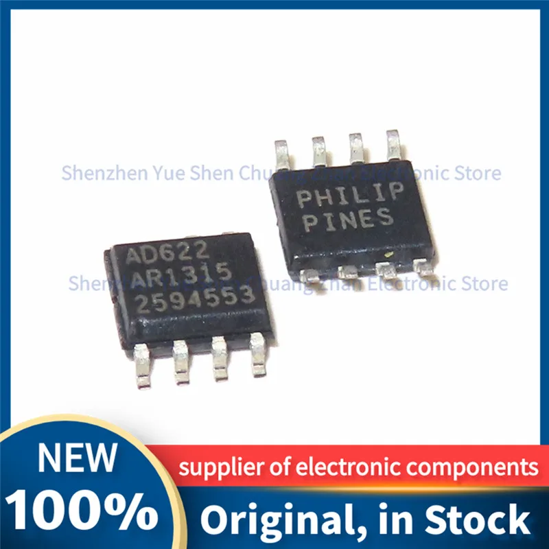 5PCS/LOT 100% New AD620 AD620ARZ ANZ BRZ BN AD621 AD621ARZ AN BRZ BN AD622 AD622ARZ AN SOP8/DIP8 Instrumentation Amplifier