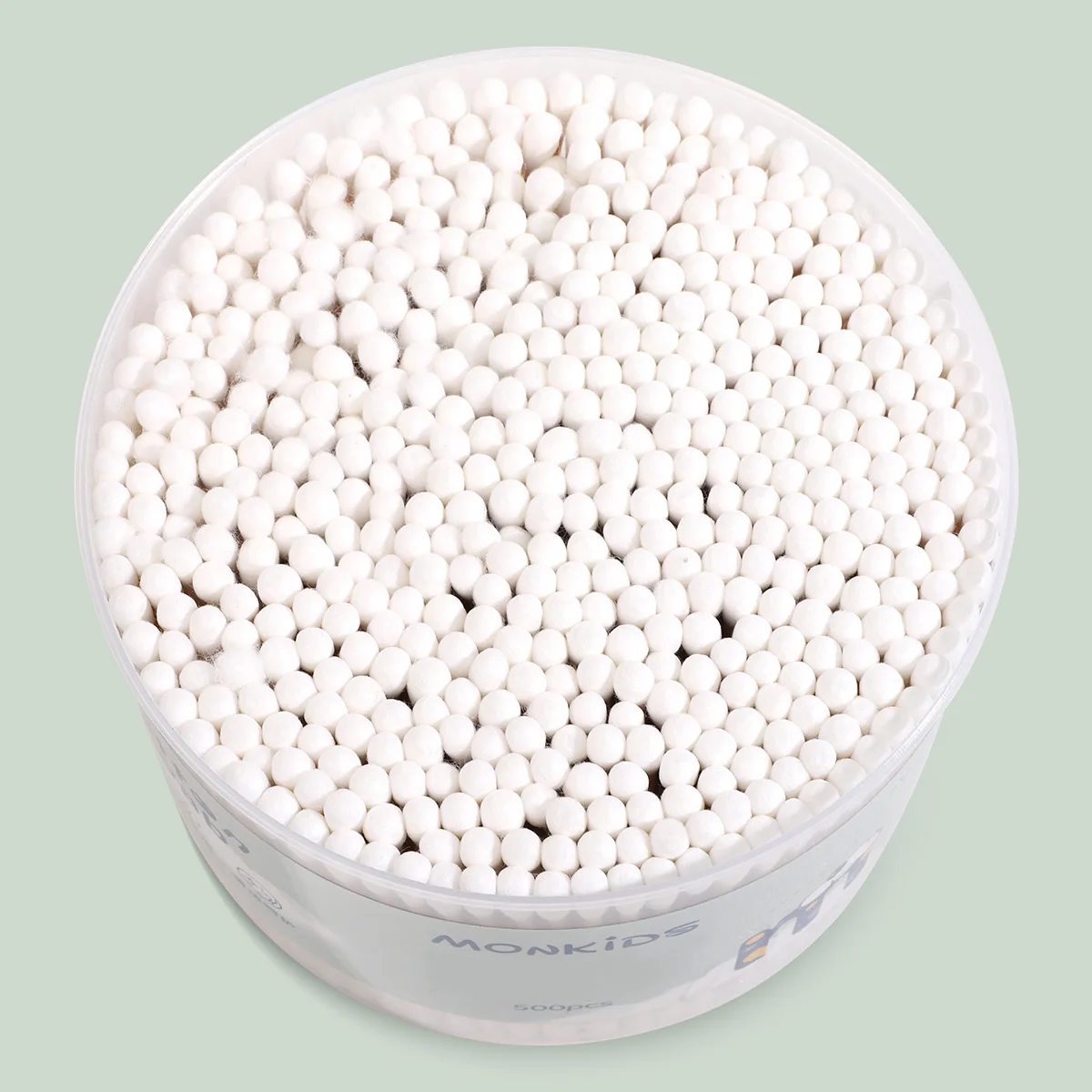 200/300/500 مسحات قطنية لملعقة الأذن، أدوات تجميل وتنظيف متعددة الوظائف، تنظيف الأذن، مكياج وتنظيف دقيق.