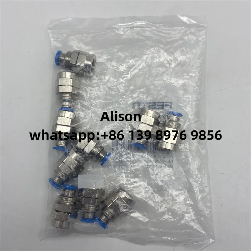 

10pcs Plate Connector QSSF-1/8-4-B 153162 QSSF-1/8-6-B 153163 QSSF-1/8-8-B 153165