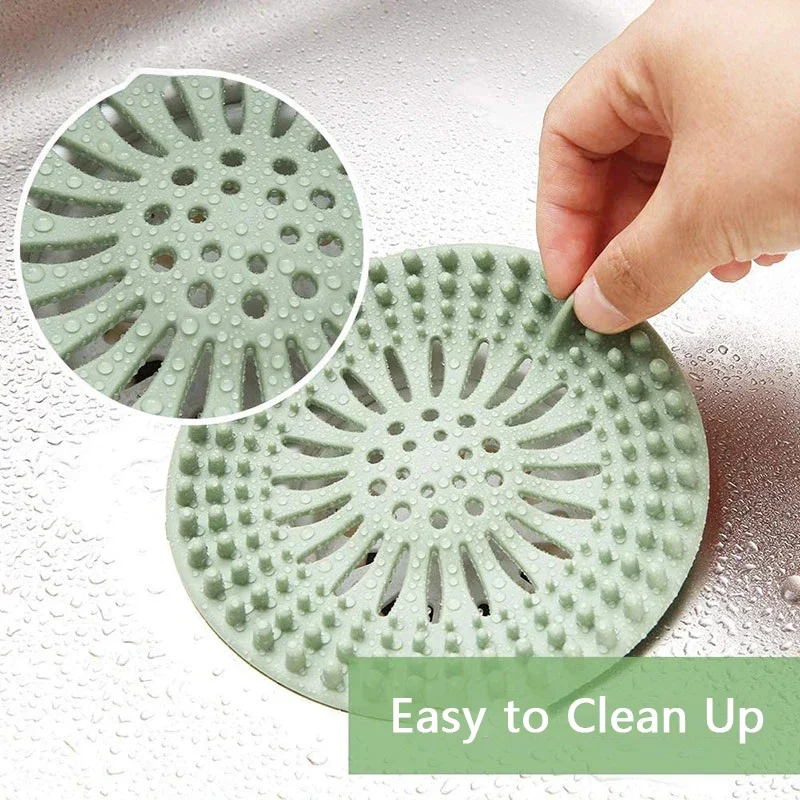 

1Pc Sink Strainer Bathroom Sewer Filter Floor Drain Drain Hair Catcher Bath Shower Stopper Plug Anti Blocking Bathroom Products