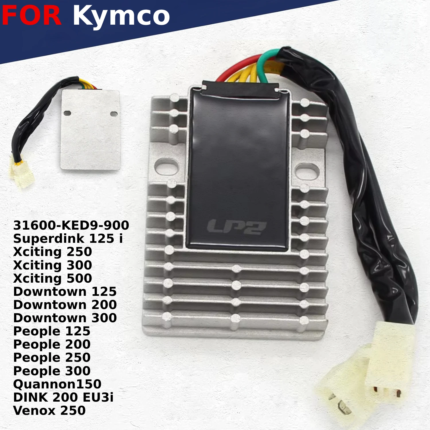 

Voltage Regulator Rectifier For Kymco Venox 250 DINK 200 EU3i Quannon150 Superdink 125 i Xciting 500 Downtown 300 31600-KED9-900