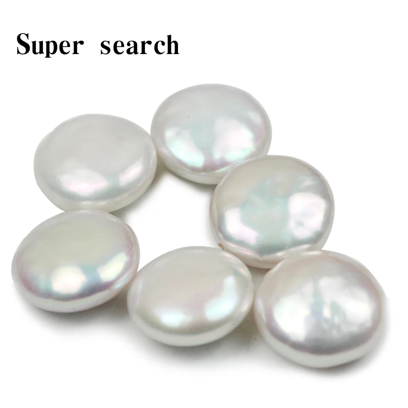 1pcs Natural Freshwater Pearl Button Shape Half Hole Eyeless Pendant Earrings Necklace Bracelet Diy Handmade Beads Wholesale