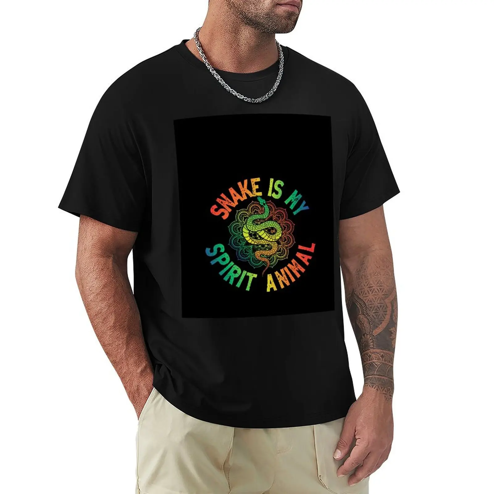 

Snake Spirit Animal Funny Snake Gift T-Shirt tshirts personalised funny gifts mens t shirts pack