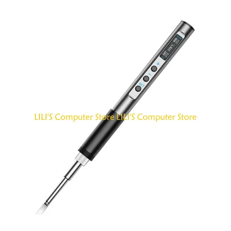 

A52B USB C Electric Soldering Iron Welding Tool Heater Welding Solder Rework Station Repair Heat Pencil Portable Soldering