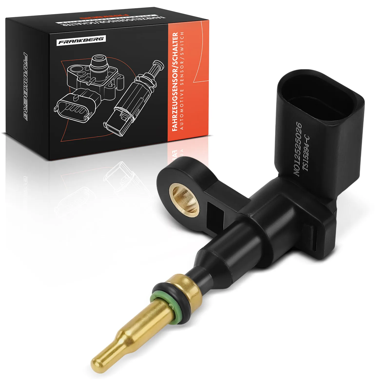 Frankberg 1x Temperatuursensor voor VW Golf VII Passat Audi A3 TT Seat Leon Skoda 5S15294 04L919501 04E919501B TX282 2112080