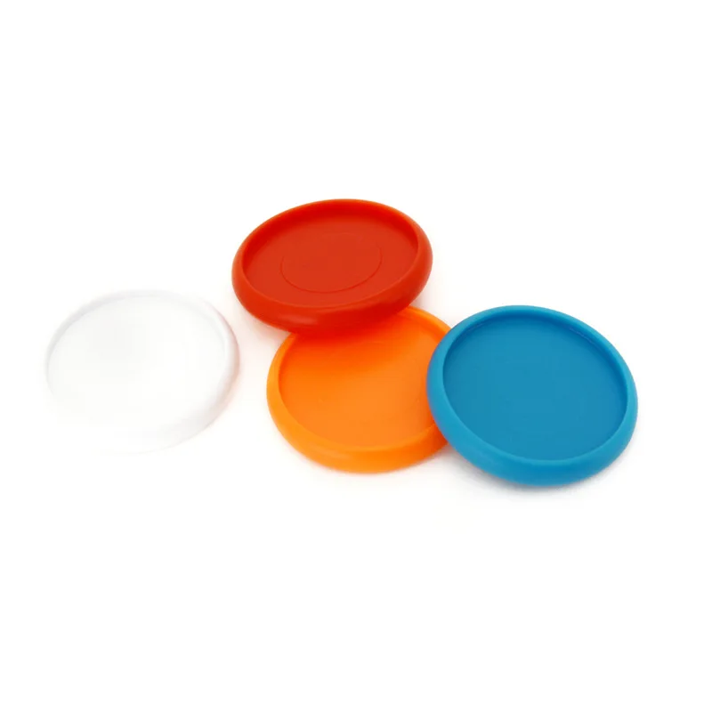 100PCS 24MM Solid Color Plastic Ring Buckle is Suitable For Mushroom Hole Notepad Book Disc Buckle Disc Loose-Leaf Buckle