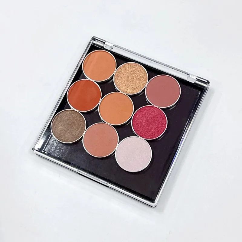 Square Size Makeup Cosmetic Eyeshadow Empty Magnetic Palette Case Box for Blusher Bronzer No Pans