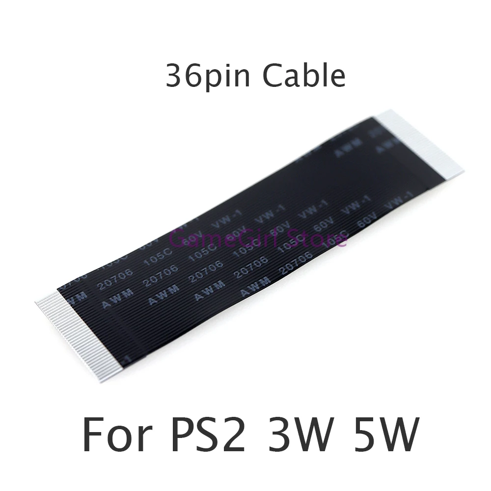 2 peças 36 pinos 70mm slots de controlador para placa-mãe conectar cabo flexível para playstation2 ps2 3w 5w 30000 50000 peça de reposição