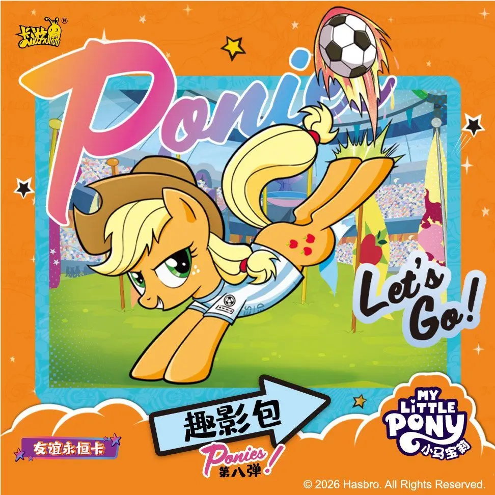 Official Genuine KAYOU New My Little Pony Fun Shadow Series Card Anime Peripheral Collection Toys Holiday Gifts Original Box