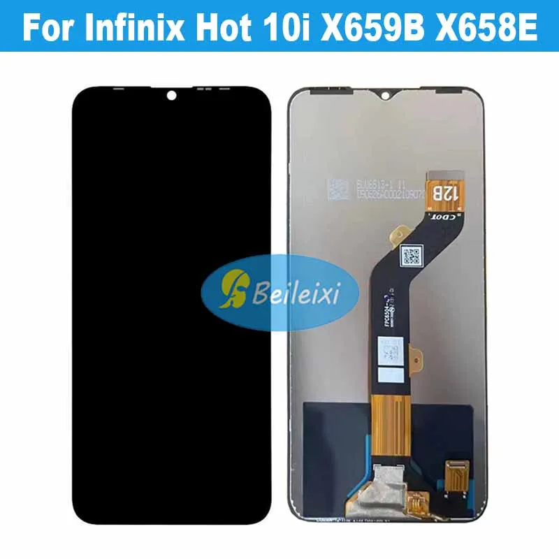 For Infinix Hot 10i X659 X659B PR652B X658E LCD Display Touch Screen Digitizer Assembly