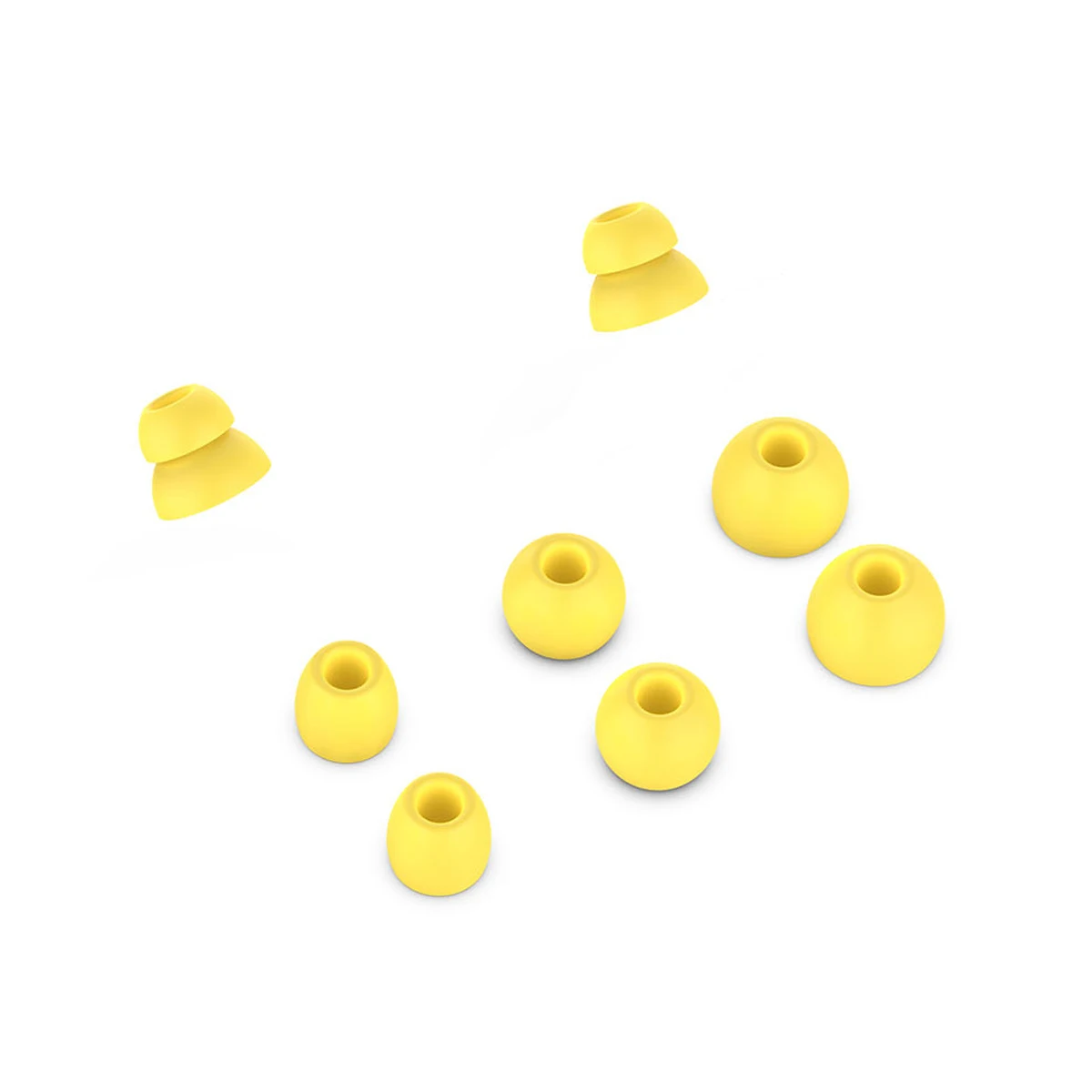 

8pcs Silicone Earbuds Tips Earphone Case Wireless Headset Replacement Soft Noise Isolating Durable Washable For Running Cycling