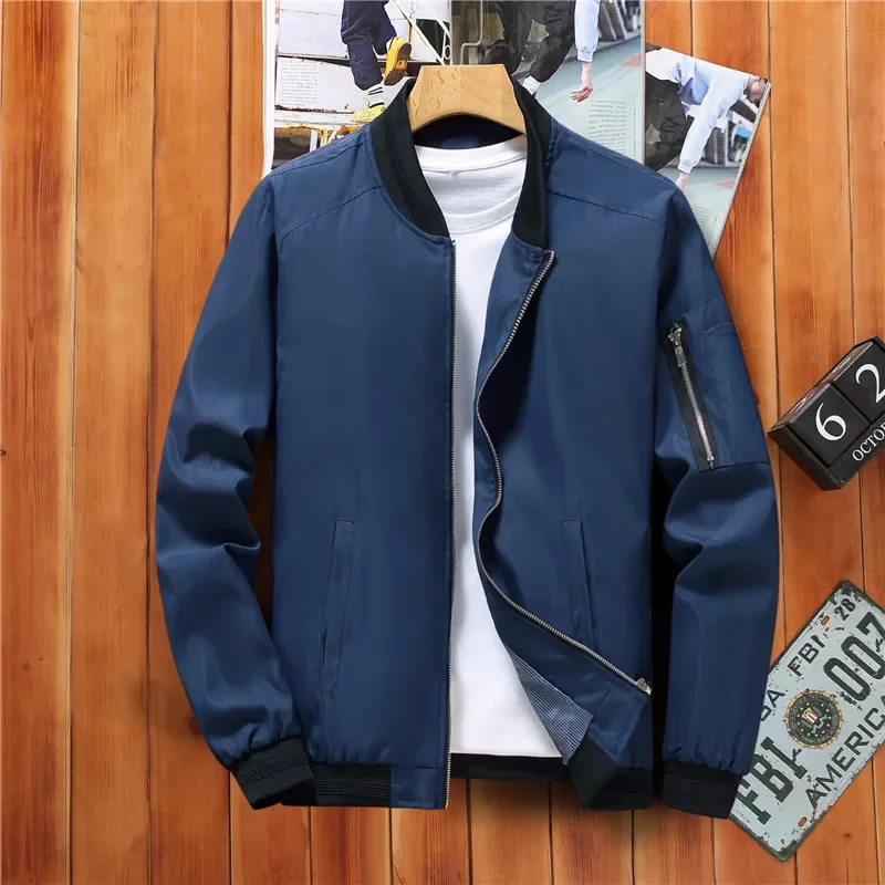 

Mens Jackets Plus Size Baseball Jackets Men's casual Autumn Slim Fit mens jackets Military coats Brand Sportswear Bomber Jacket