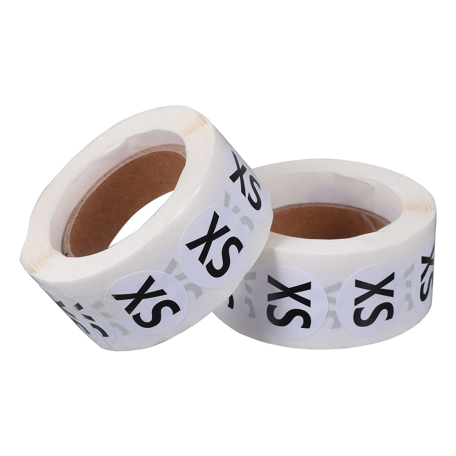 

2 Rolls Size Sticker Adhesive Clothing Child Cloth Round Round Clothing Size Sticker Multifunction Folder Tag