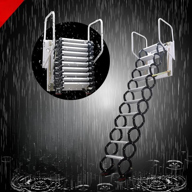 

Baijia, suitable for wall-mounted attic telescopic stairs folding down