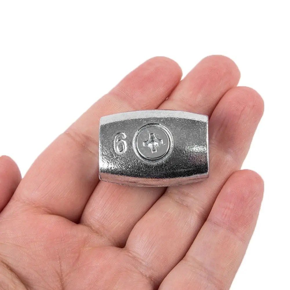 1Pc Durable 2/3/4/6/8mm Wire Rope Sleeve Grip Clamp Zinc Alloy Cable Clip Hardware Double Hole Wire Ferrules Steel Wire Rope