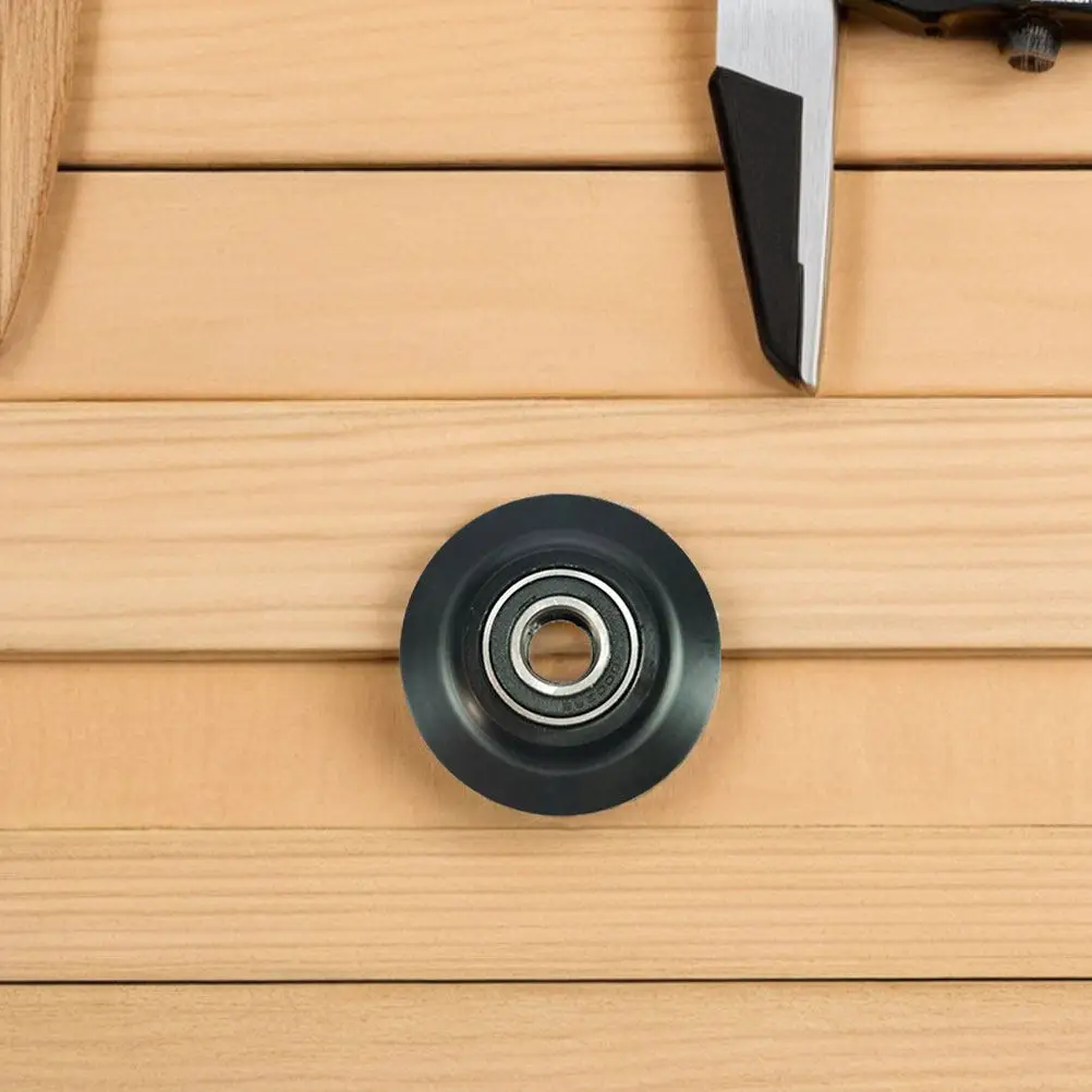 2Pcs Barn Door Sliding Rail Pulley Kit Heavy Duty Pom Guide Wheels Quiet Gliding Track Hardware for Bedroom Office Closet
