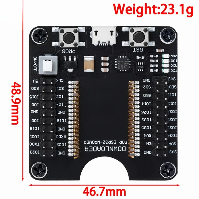 Universal ESP8266/ESP32/ESP-WR-00M-32 Development Board & Burner Fixture - Firmware Downloader Tool for ESP-12F/ESP-07S/ESP-12S