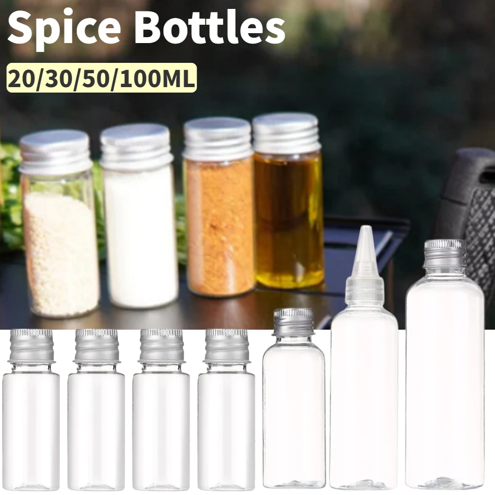 Botellas de condimentos para especias, vajilla de almacenamiento de aceite para barbacoa, Picnic, viaje, equipo de Camping