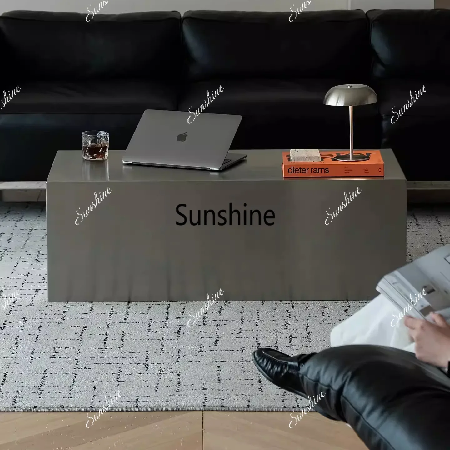 YCoffee table household living room sofa, modern simple rectangular, fashionable and atmospheric