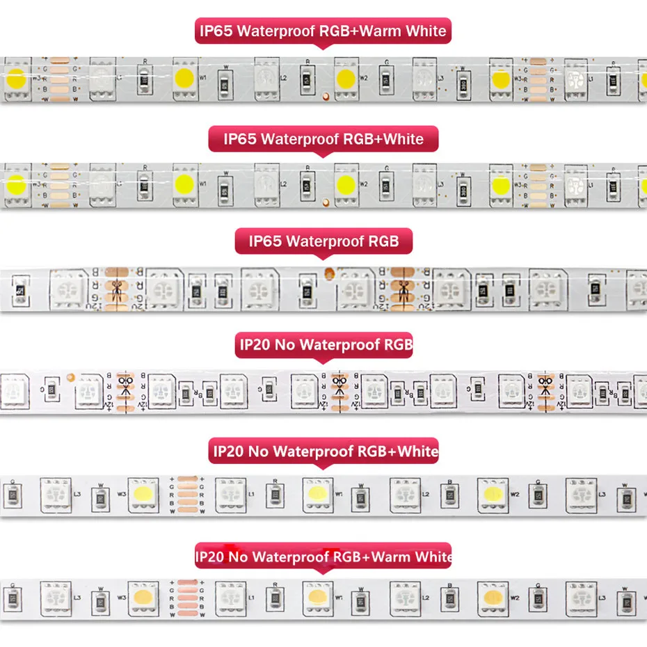 5050 LED Strip RGB / RGBW 5M 300LEDs LED Light Strip Color Changeable Flexible light Strip+2.4G Remote Controller+12V LED power