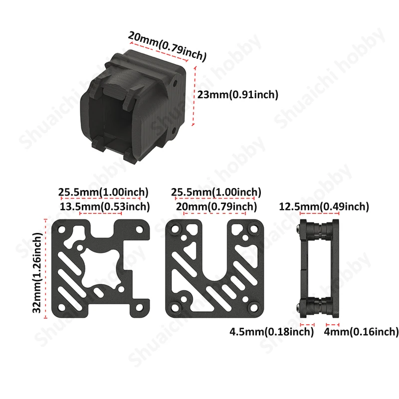 ل DJI O4 لايت وحدة الهواء عدسة الغطاء الواقي نقل الصور الرقمية تبديد الحرارة قذيفة تعديل جزء ل RC الطائرة بدون طيار #5
