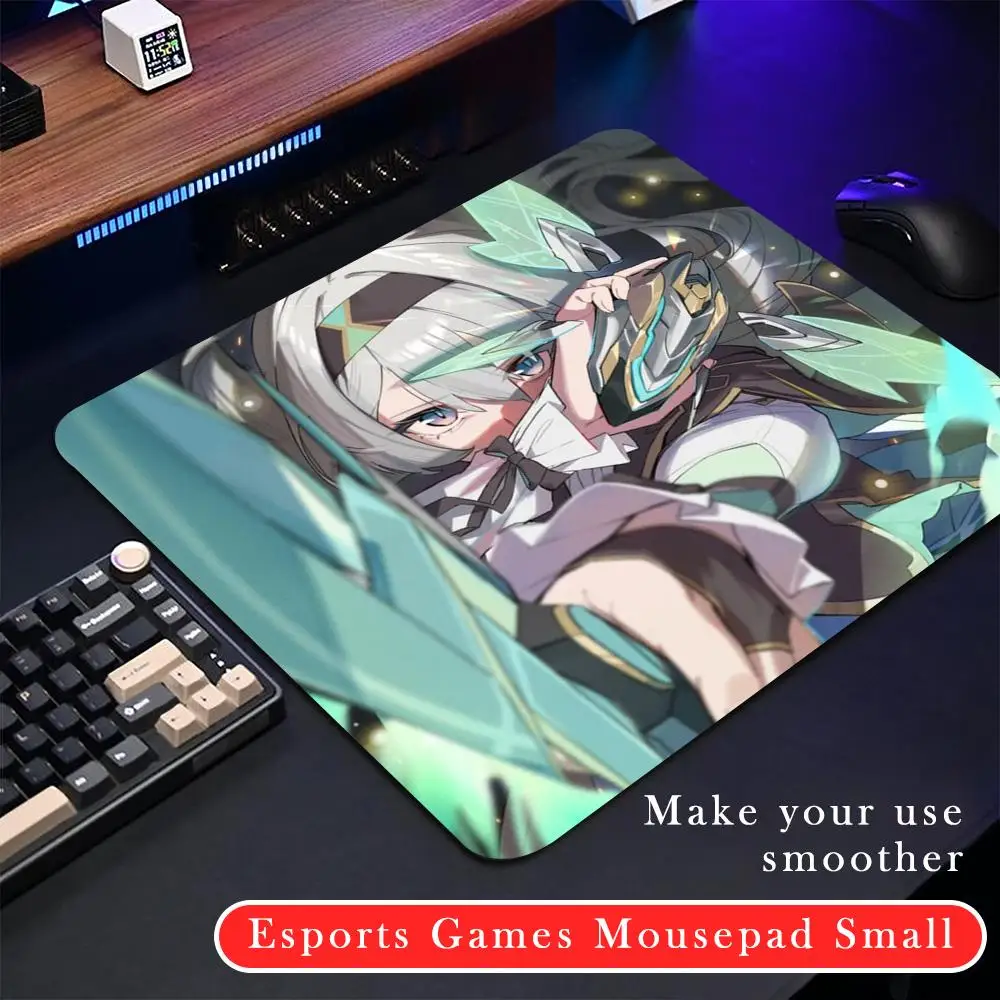 Honkai Star Rail Firefly Mouse Pad Cartoon rubber Small mouse pad desktop computer office keyboard e-sports ROGs game