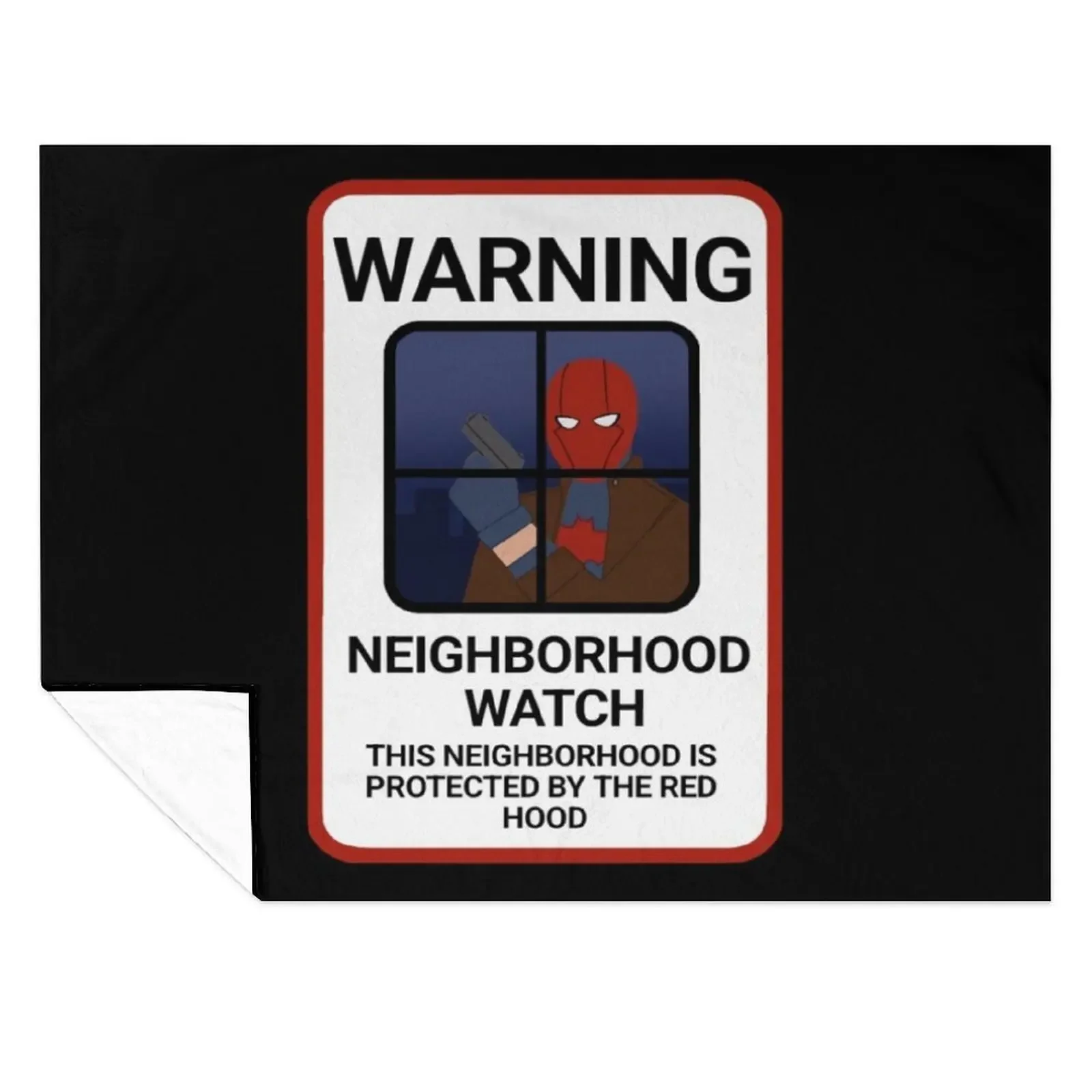 

Red Hood Neighborhood Watch Throw Blanket Bed sofa bed Plaid on the sofa Soft Beds Blankets
