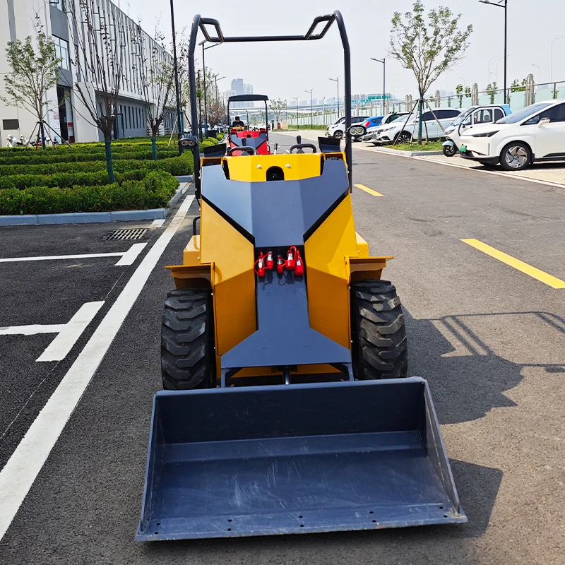 Mini cargador de dirección deslizante frontal de granja de dirección potente con dirección antideslizante personalizado a la venta