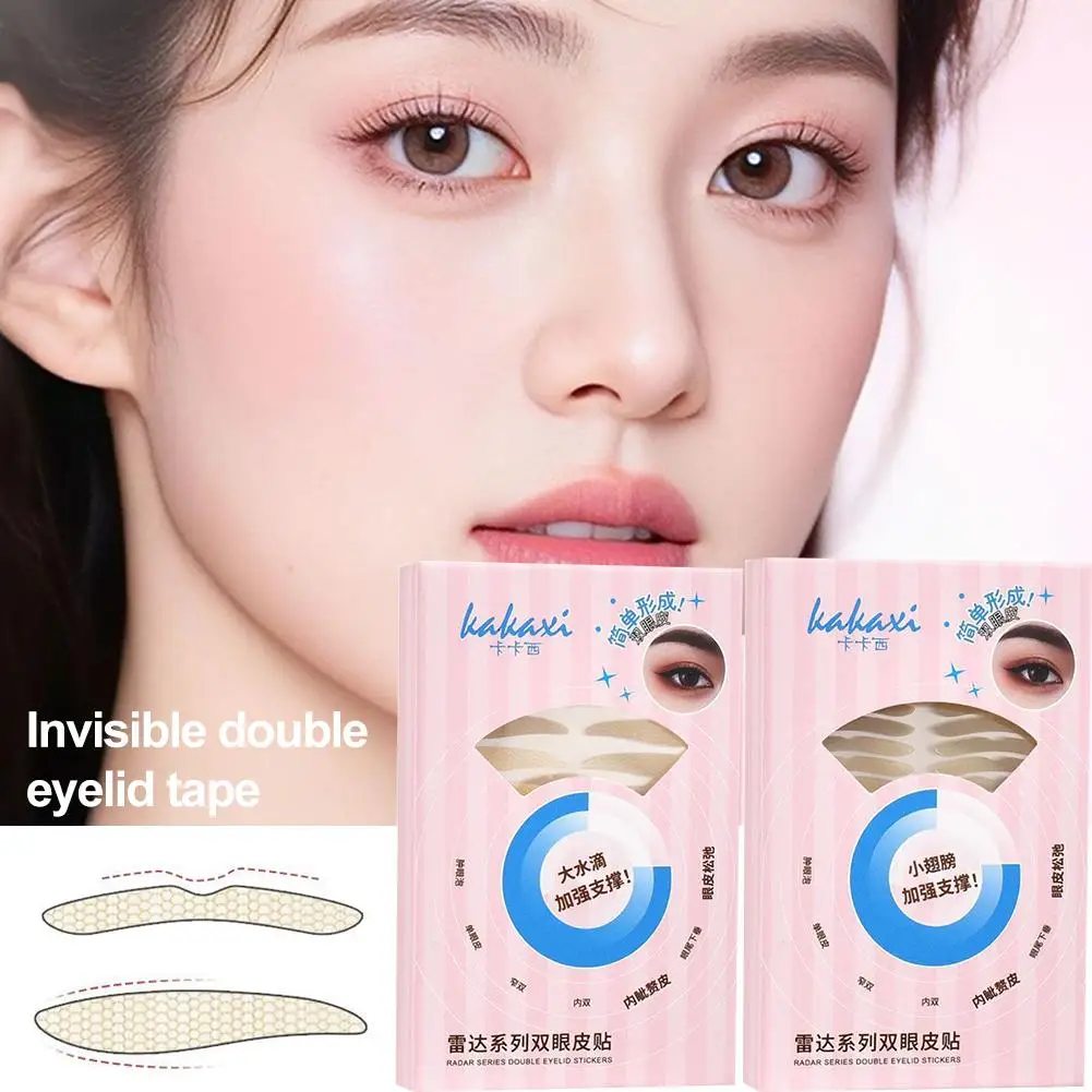 Mesh Unsichtbare Doppel Augenlid Aufkleber Wasserdicht Transparent Natürliche Selbst-klebe Augenlid Band Augen Make-Up-Tool
