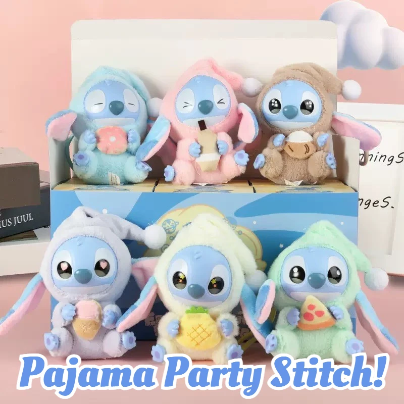 

Стич Пижама Вечеринка Kawaii Брелок Рюкзак Подвеска Милая Кукла Брелок Орнамент Таинственный Сюрприз Игрушка Мальчик Девушка Подарок Аниме Фигурки