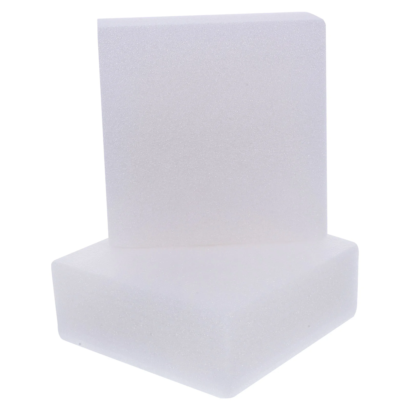 2 Pcs White Square Foam Bricks DIY Cushion Flower Arrangement Board Floral Expanding Packaging