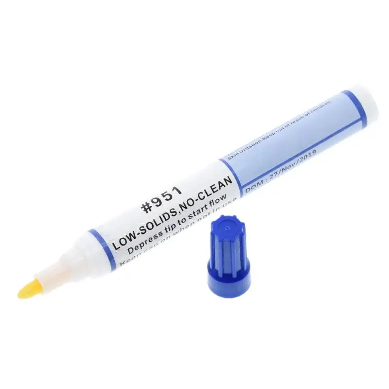1Pc 10ml Soldering Flux Pen: Low Solids No Clean Solar Cell Process Tool