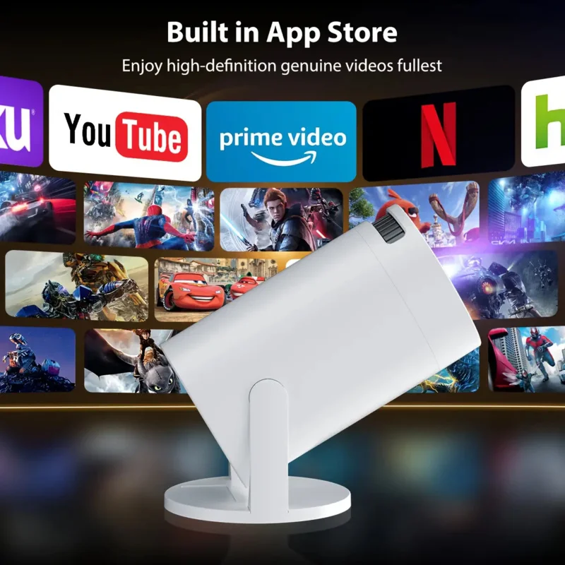 휴대용 미니 프로젝터, 벽에 영화를 위한 미니 프로젝터