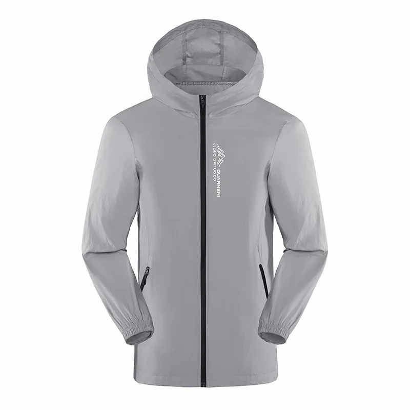 Veste de protection solaire pour hommes, chemise de climatisation respirante, veste imprimée Ice InjTrend, protection UV ultra-mince, été, 2023