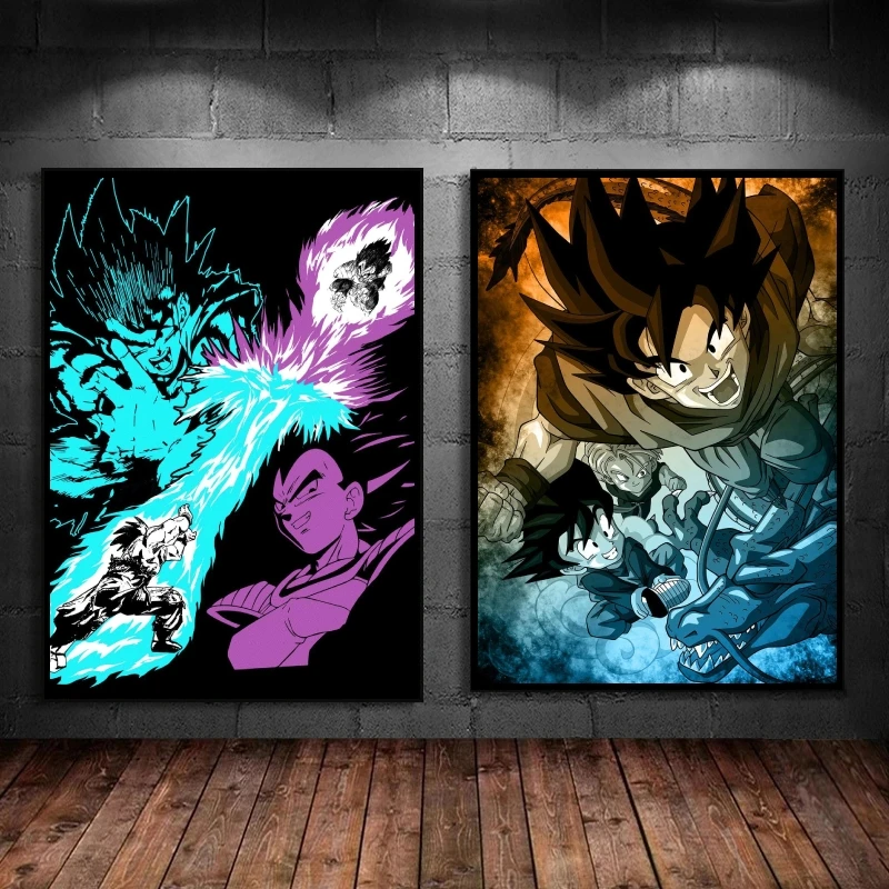 

Dragon Ball Kakarot Canvas Hd Prints Picture Modern Living Room Children Gifts Decorative Poster Home Wall Stickers Modular