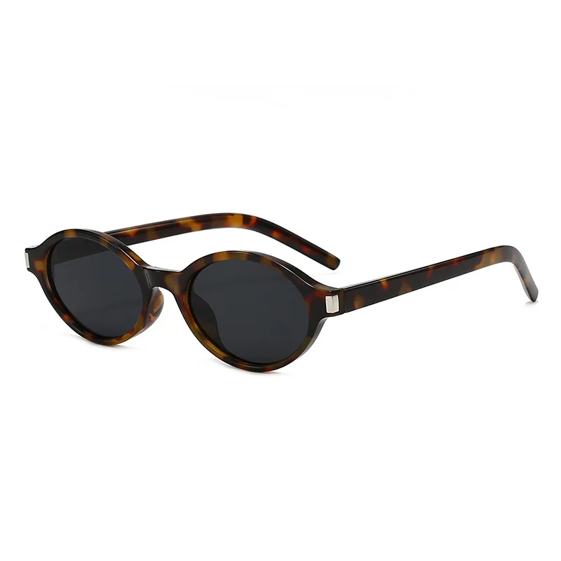 

Korean Style Retro Simple Oval Small Frame Glasses Frame Men and Women Street Style Versatile Sunglasses
