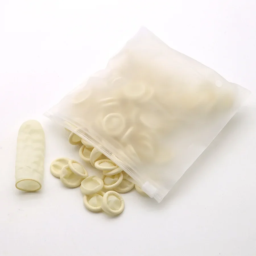 Einweg-Latex-Fingerschutzhüllen Uhrenreparatur-Werkzeug Rutschfest Antistatisch für Uhrmacher-Set Gummi-Fingerlinge – Detail 3