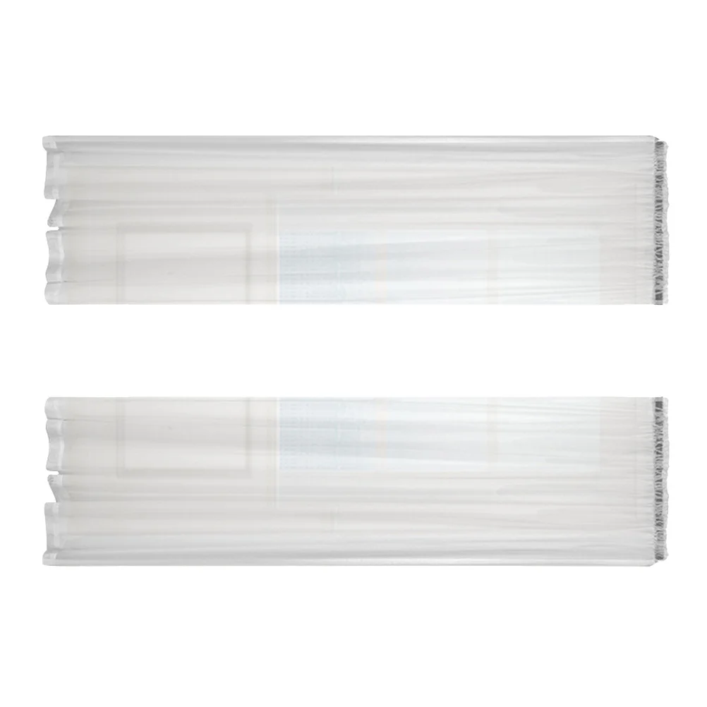 

1Pcs Sheer Curtains White 140x213cm Voile Window Curtain for Home Bedroom Living Room Bathroom Natural Light Flow Visibility