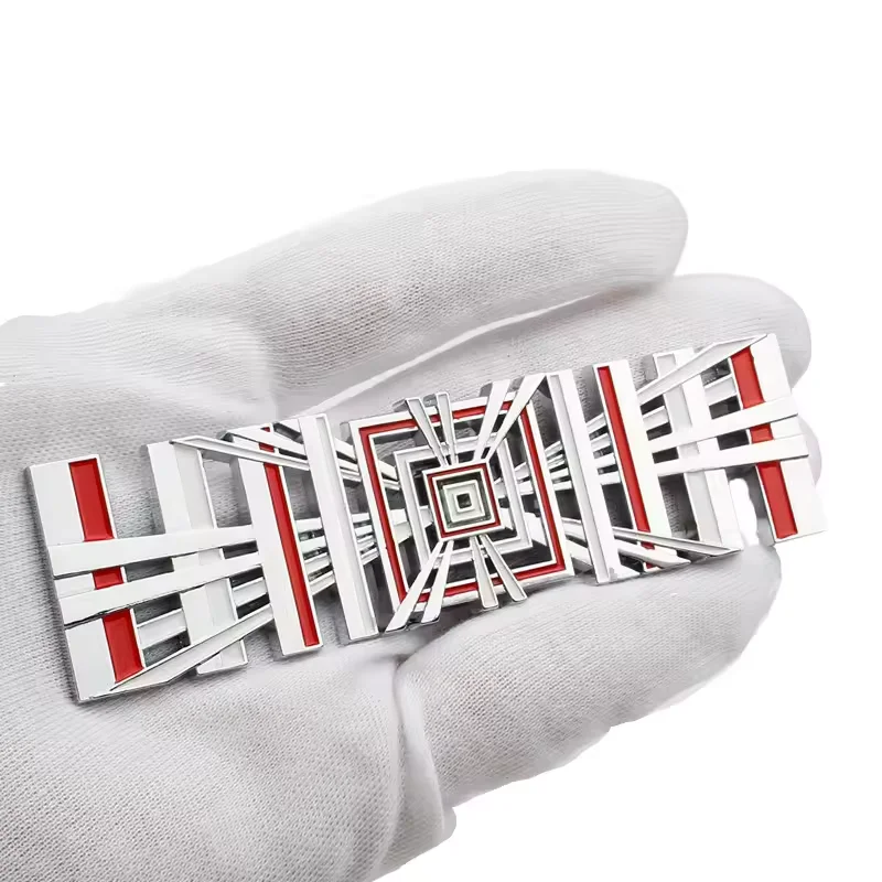 ثلاثية الأبعاد رسالة معدنية الذيل شارة ل تسلا نموذج 3/Y/S/X منقوشة التمهيد جذع الحاجز شارة شعار الشارات ملصق اكسسوارات السيارات الجسم ملصق مائي #5