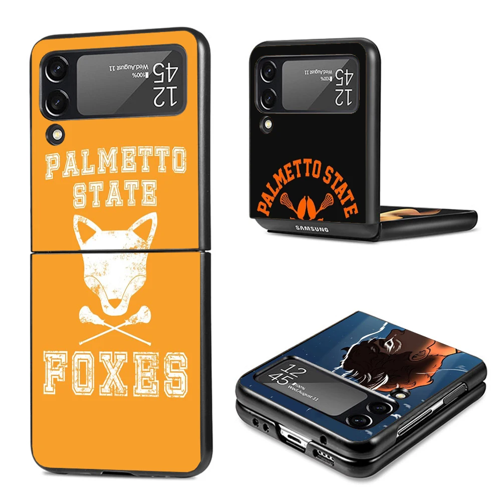 Andreil All For The Game Palmetto State Foxes Phone Case For Samsung Galaxy Z Flip6 Flip3 Flip4 Flip5 PC Hard Plastic Z Flip 6 5