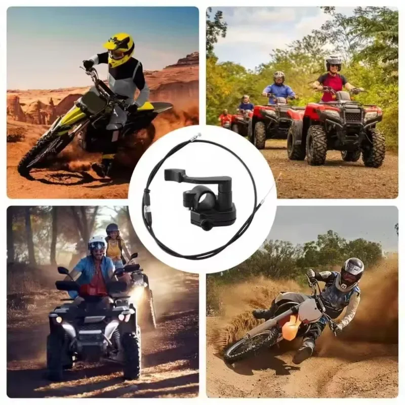 ATV Thumb Throttle Accelerator Control Handle Brake Lever Assembly Replacement Universal Premium Professional Tool Accessories