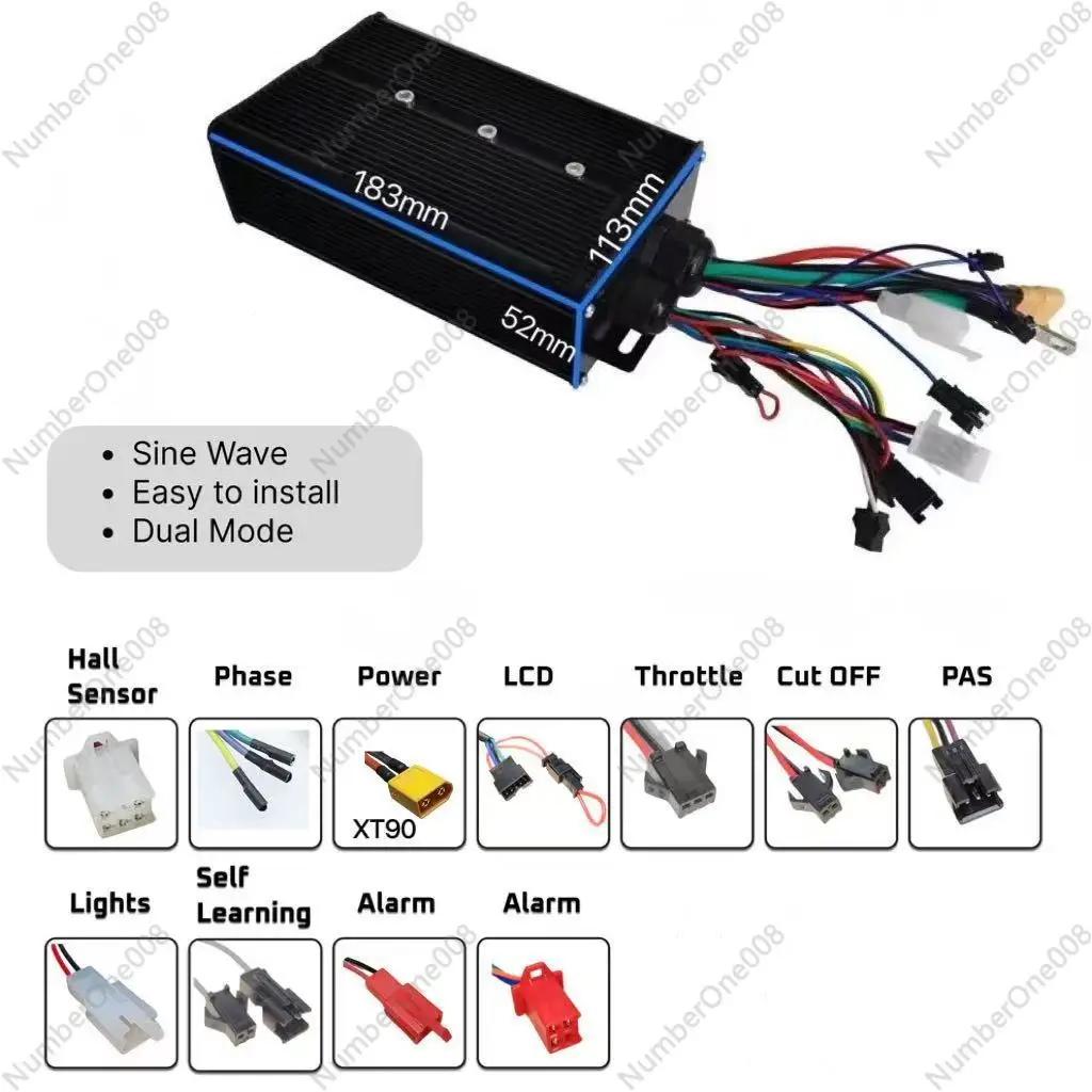 

5000W mountain bike modified electric moped kit bicycle modified electric vehicle accessories