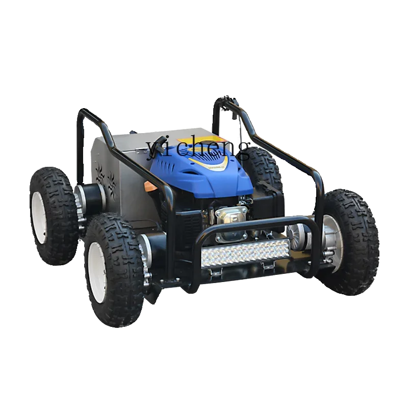 

four-wheel drive remote control lawn mower new orchard mower