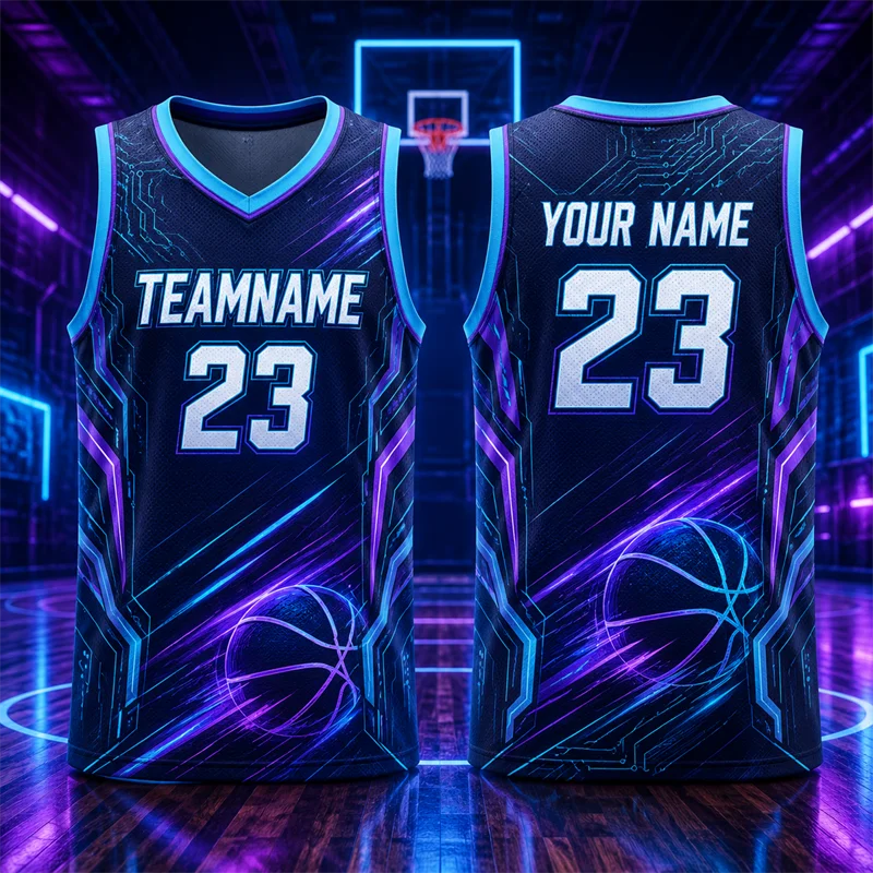 2026 New Customizable Basketball Jersey For Men Fashion Summer Custom Name Team Name Number Tank Tops Loose Quick Dry Vest