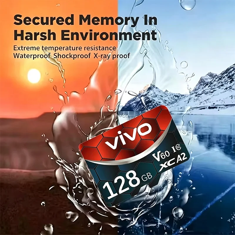 Karta pamięci VIVO High Speed Expansion do telefonu komórkowego 2TB TF, 1TB Mini SD, 512GB TF SD, 256GB do aparatu. — zdjęcie produktu 2