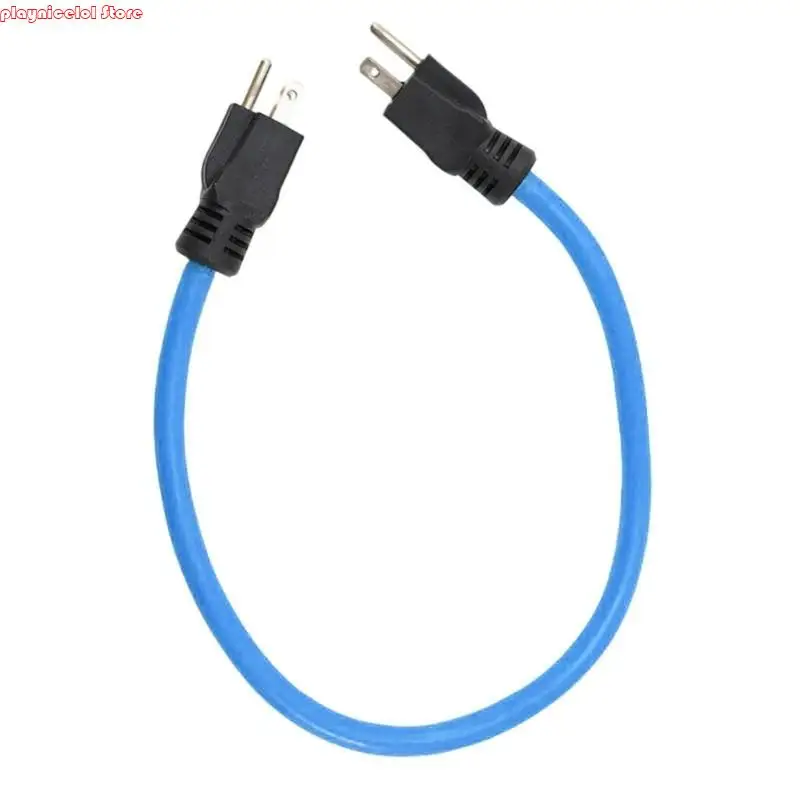 E8BA 3 Prong Male Plug to 3 Prong Male Receptacle Adapter Power Cord Adapter - Image 2