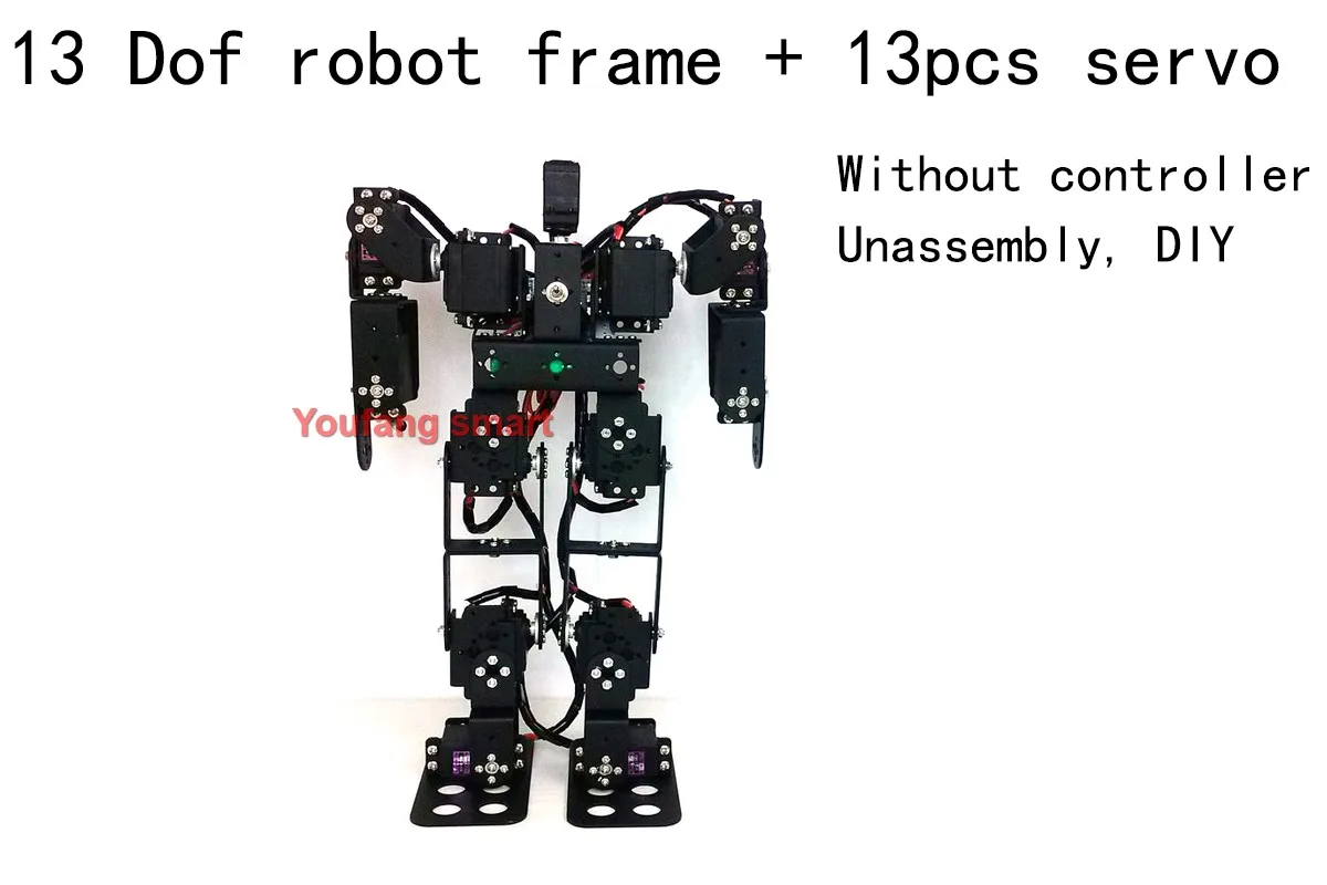 Kit de programación para caminar con soporte de Metal, 15 Dof, para ESP32/Ardunio, Kit de bricolaje, MG996, proyecto de Robot humanoide, Kit educativo