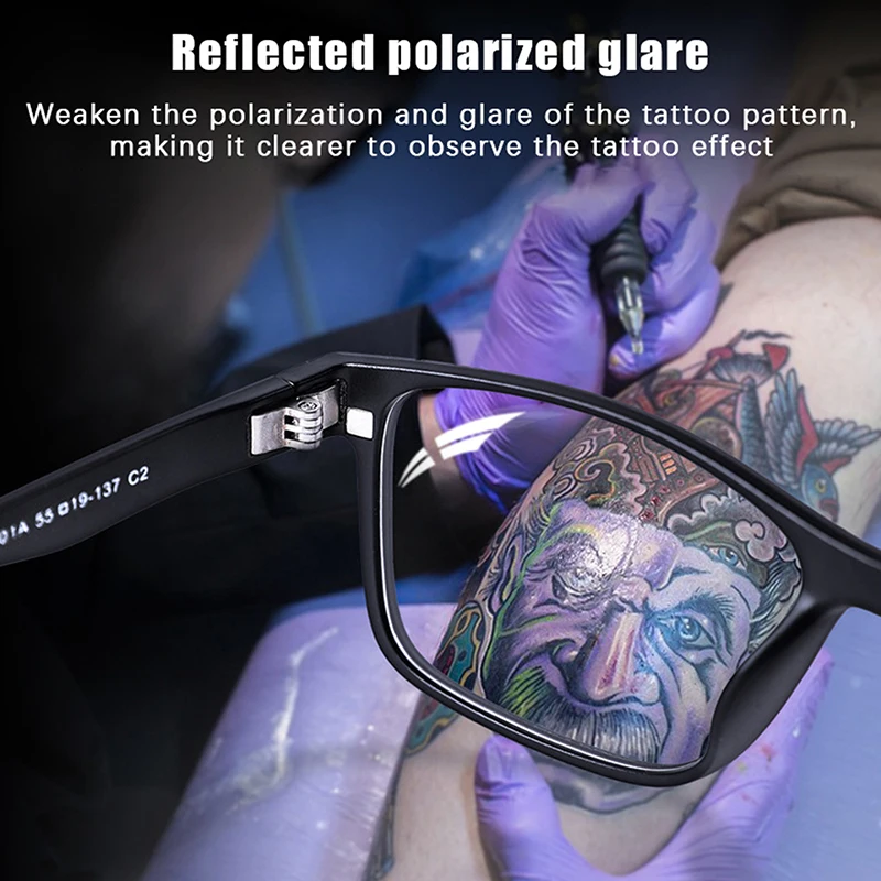 High Quality Magnetic Integrated Tattoo Filter Eye Protection Glasses High Definition Multi Scene Use Tattoo Tool Accessories