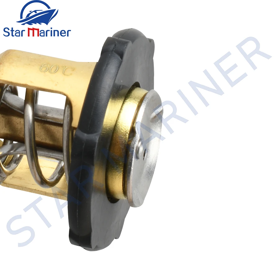 

Термостат для лодочного двигателя 60 ℃ 140 ℉ 6FP-12411-01 Для подвесного мотора Yamaha 75HP 90HP F75B F90B VF90A 4T 6FP-12411 6FP-12411-00